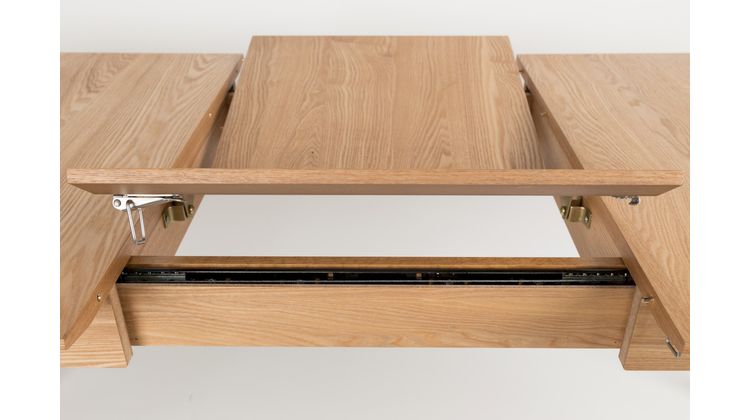Zuiver Glimps Natural Uitschuiftafel