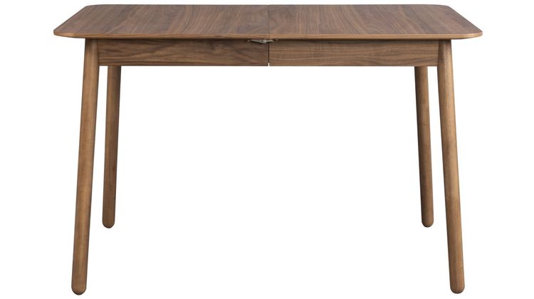 Zuiver Glimps Walnut Uitschuiftafel