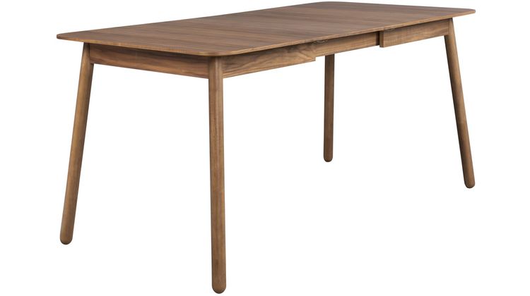 Zuiver Glimps Walnut Uitschuiftafel