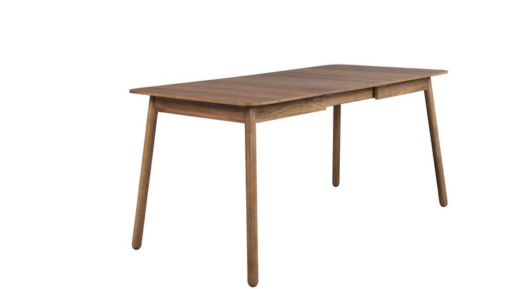 Zuiver Glimps Walnut Uitschuiftafel