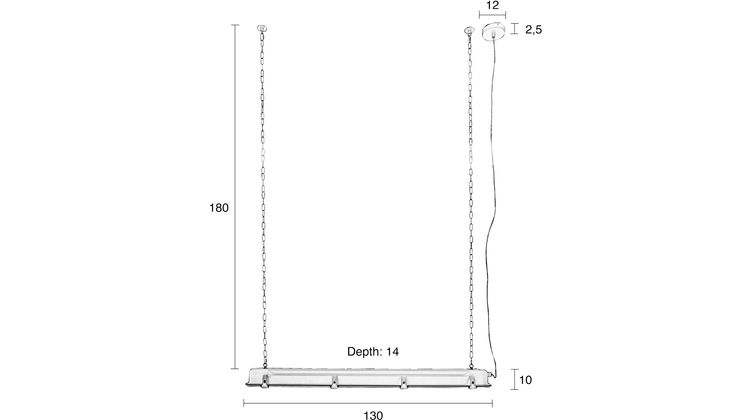 Zuiver G.T.A. XL Hanglamp