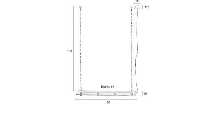 Zuiver G.T.A. XL Hanglamp