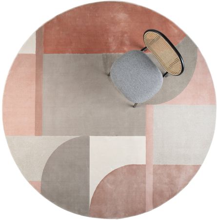 Zuiver Hilton Rond Vloerkleed