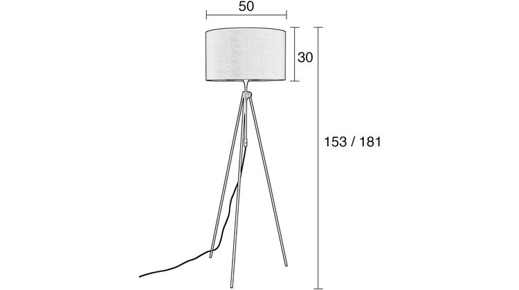 Zuiver Lesley Vloerlamp