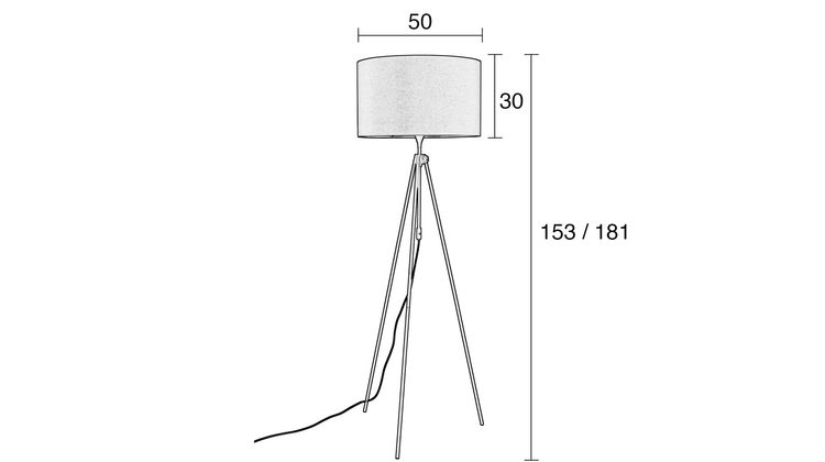 Zuiver Lesley Vloerlamp