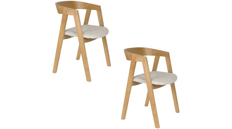 Zuiver Mads (set van 2) Eetkamerstoel