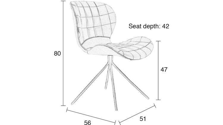Zuiver OMG LL Eetkamerstoel