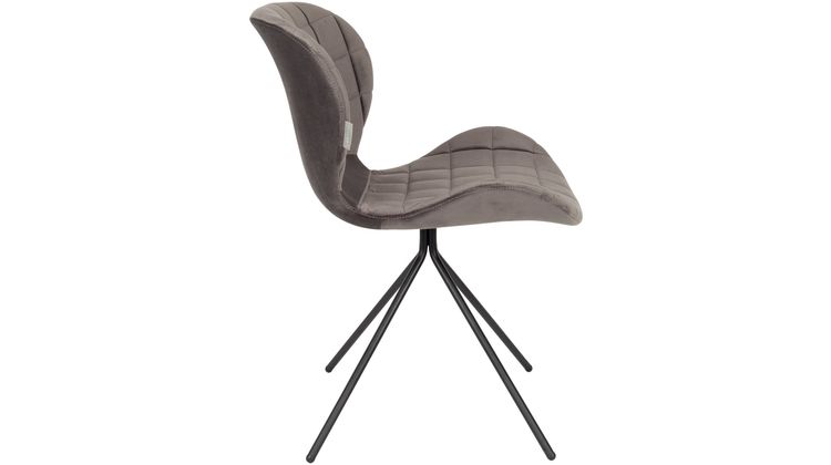 Zuiver OMG velvet (set van 2) Eetkamerstoel