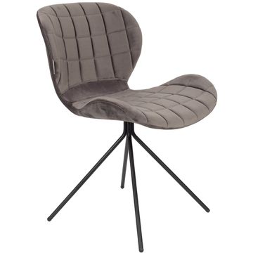 Zuiver OMG velvet (set van 2) Eetkamerstoel