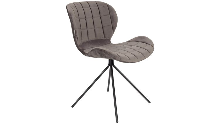 Zuiver OMG velvet (set van 2) Eetkamerstoel