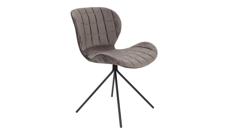 Zuiver OMG velvet (set van 2) Eetkamerstoel