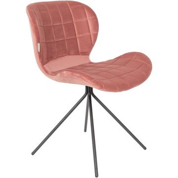 Zuiver OMG velvet (set van 2) Eetkamerstoel