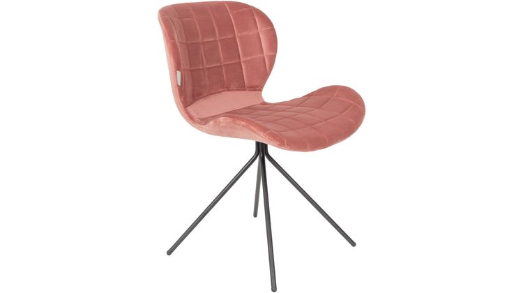 Zuiver OMG velvet (set van 2) Eetkamerstoel