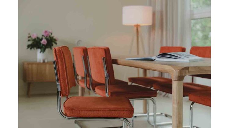 Zuiver Ridge Rib (set van 2) Eetkamerstoel