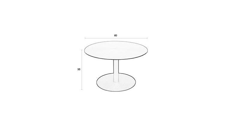 Zuiver Snow Brushed Salontafel