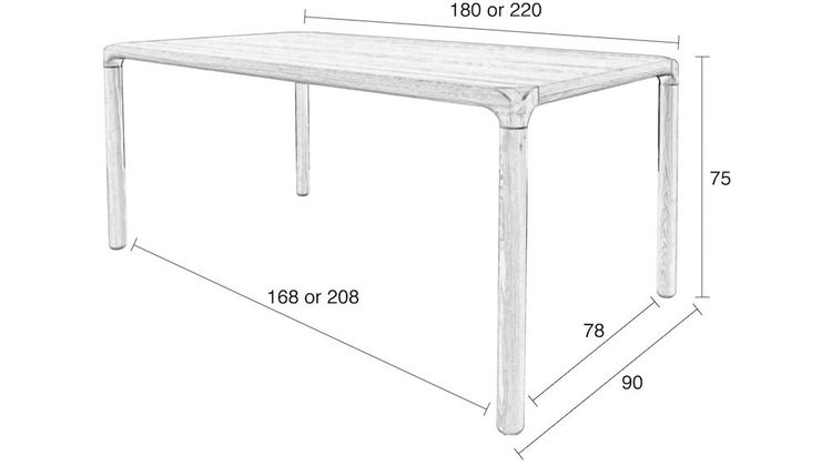 Zuiver Storm Eettafel