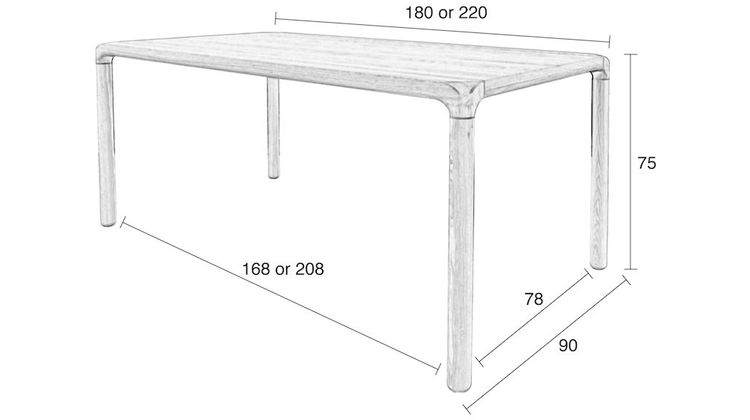 Zuiver Storm Walnut Eettafel