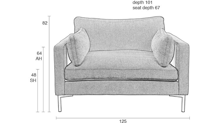 Zuiver Summer Loveseat