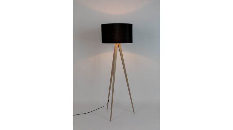 Zuiver Tripod Wood Vloerlamp