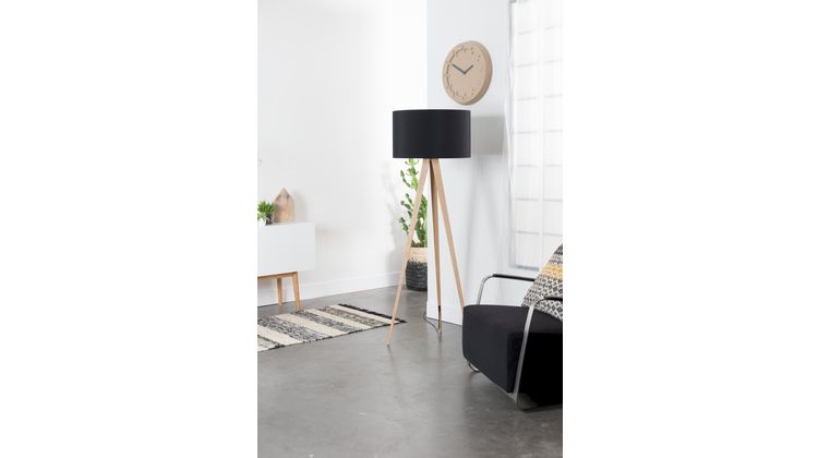 Zuiver Tripod Wood Vloerlamp