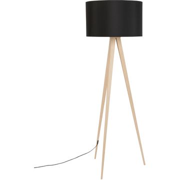 Zuiver Tripod Wood Vloerlamp