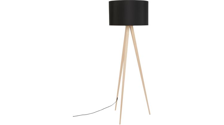 Zuiver Tripod Wood Vloerlamp