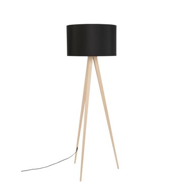 Zuiver Tripod Wood Vloerlamp