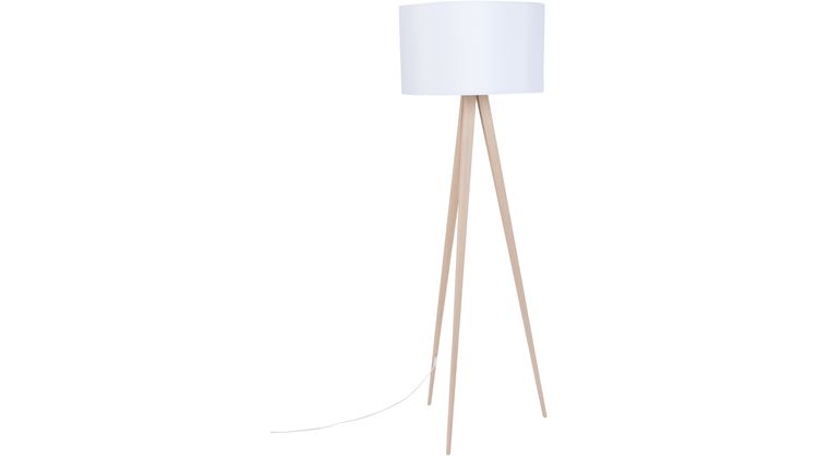 Zuiver Tripod Wood Vloerlamp