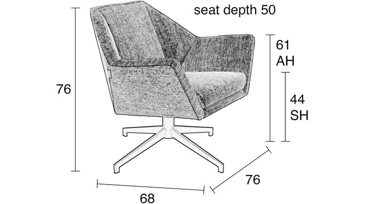 Zuiver Uncle Jesse Fauteuil