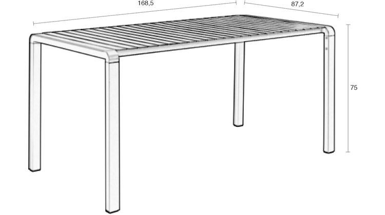 Zuiver Vondel Tuintafel