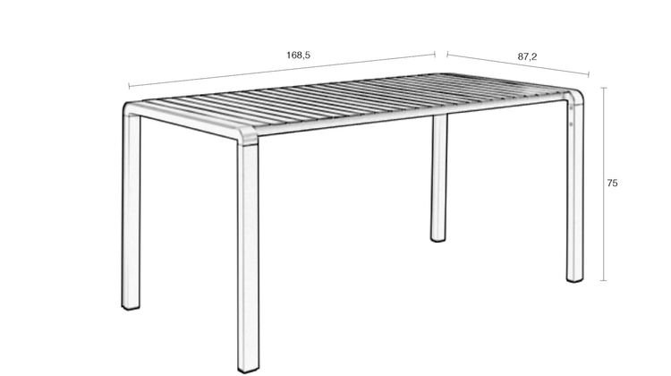 Zuiver Vondel Tuintafel